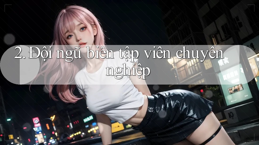 2. Đội ngũ biên tập viên chuyên nghiệp 2. Đội ngũ biên tập viên chuyên nghiệp