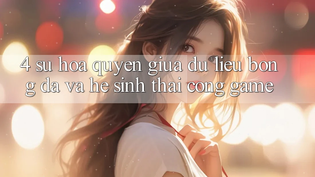 4. Sự Hòa quyện Giữa Dữ Liệu Bóng Đá Và Hệ Sinh Thái Cổng Game 4. Sự Hòa quyện Giữa Dữ Liệu Bóng Đá Và Hệ Sinh Thái Cổng Game