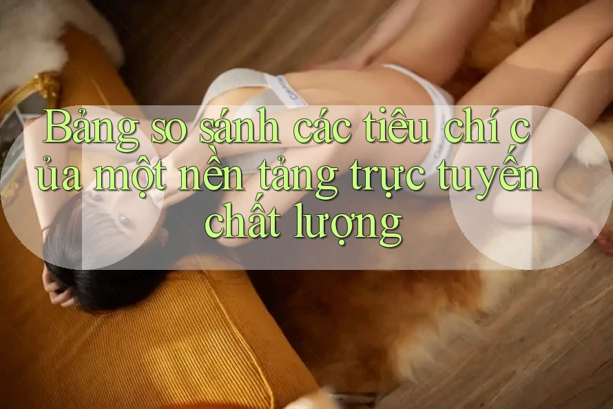 Bảng so sánh các tiêu chí của một nền tảng trực tuyến chất lượng Bảng so sánh các tiêu chí của một nền tảng trực tuyến chất lượng