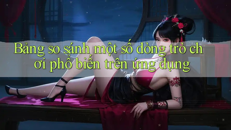 Bảng so sánh một số dòng trò chơi phổ biến trên ứng dụng Bảng so sánh một số dòng trò chơi phổ biến trên ứng dụng