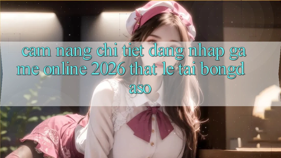 Cẩm nang Chi Tiết: Đăng Nhập Game Online 2026 Thật Lẹ Tại Bongdaso Cẩm nang Chi Tiết: Đăng Nhập Game Online 2026 Thật Lẹ Tại Bongdaso