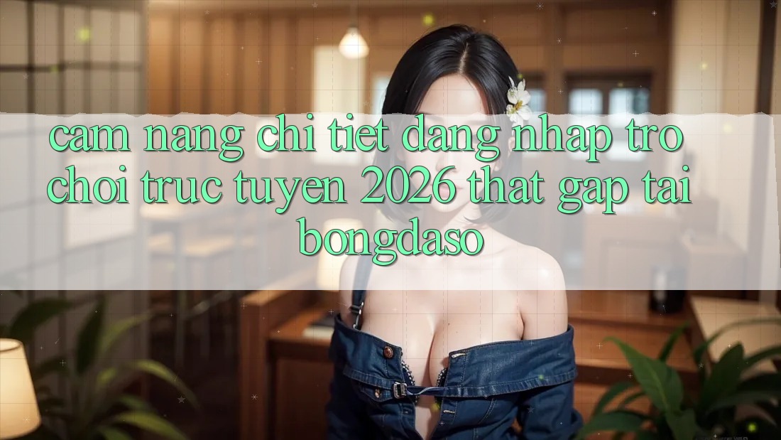 Cẩm nang Chi Tiết: Đăng Nhập Trò chơi trực tuyến 2026 Thật Gấp Tại Bongdaso Cẩm nang Chi Tiết: Đăng Nhập Trò chơi trực tuyến 2026 Thật Gấp Tại Bongdaso