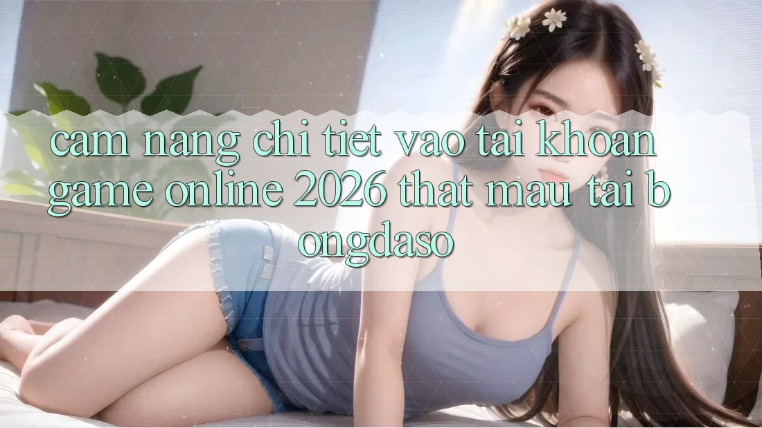 Cẩm nang Chi Tiết: Vào tài khoản Game Online 2026 Thật Mau Tại Bongdaso Cẩm nang Chi Tiết: Vào tài khoản Game Online 2026 Thật Mau Tại Bongdaso