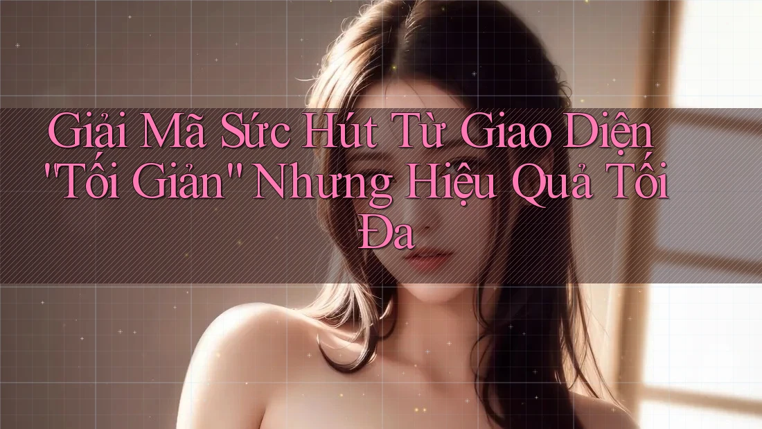 Giải Mã Sức Hút Từ Giao Diện “Tối Giản” Nhưng Hiệu Quả Tối Đa Giải Mã Sức Hút Từ Giao Diện “Tối Giản” Nhưng Hiệu Quả Tối Đa