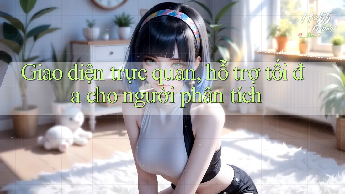 Giao diện trực quan, hỗ trợ tối đa cho người phân tích