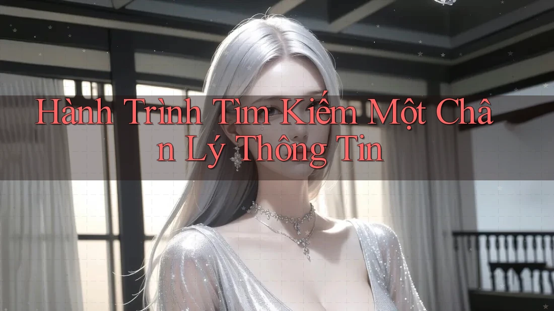Hành Trình Tìm Kiếm Một Chân Lý Thông Tin Hành Trình Tìm Kiếm Một Chân Lý Thông Tin