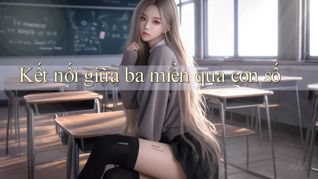 Kết nối giữa ba miền qua con số