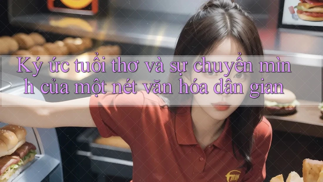 Ký ức tuổi thơ và sự chuyển mình của một nét văn hóa dân gian Ký ức tuổi thơ và sự chuyển mình của một nét văn hóa dân gian