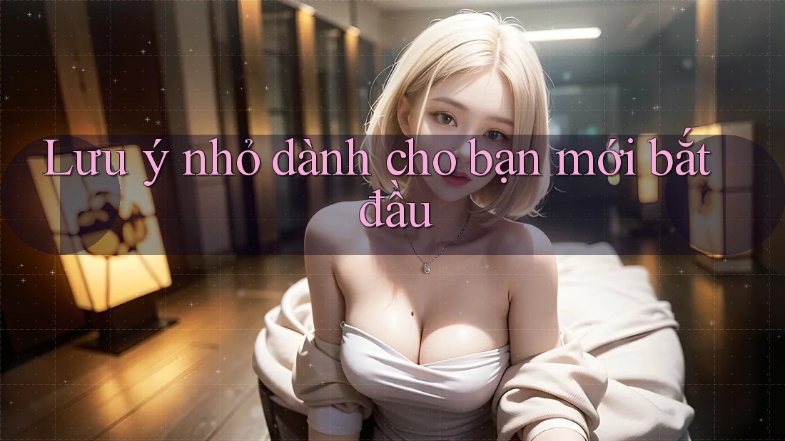 Lưu ý nhỏ dành cho bạn mới bắt đầu Lưu ý nhỏ dành cho bạn mới bắt đầu