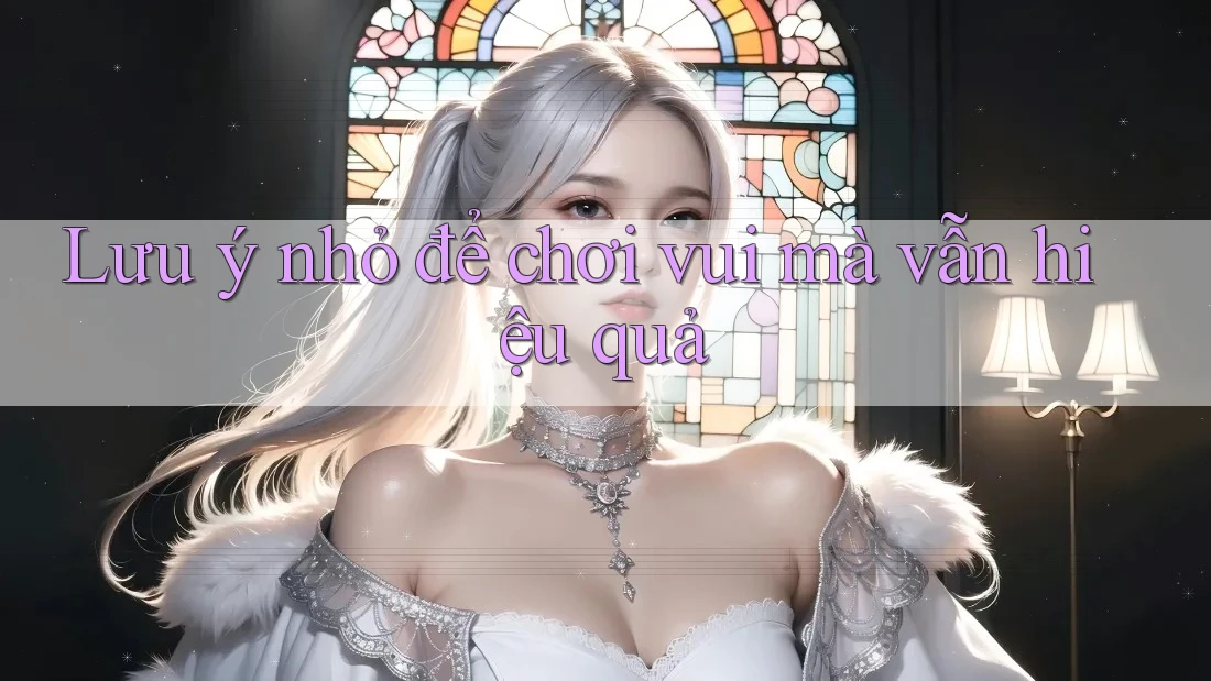 Lưu ý nhỏ để chơi vui mà vẫn hiệu quả Lưu ý nhỏ để chơi vui mà vẫn hiệu quả