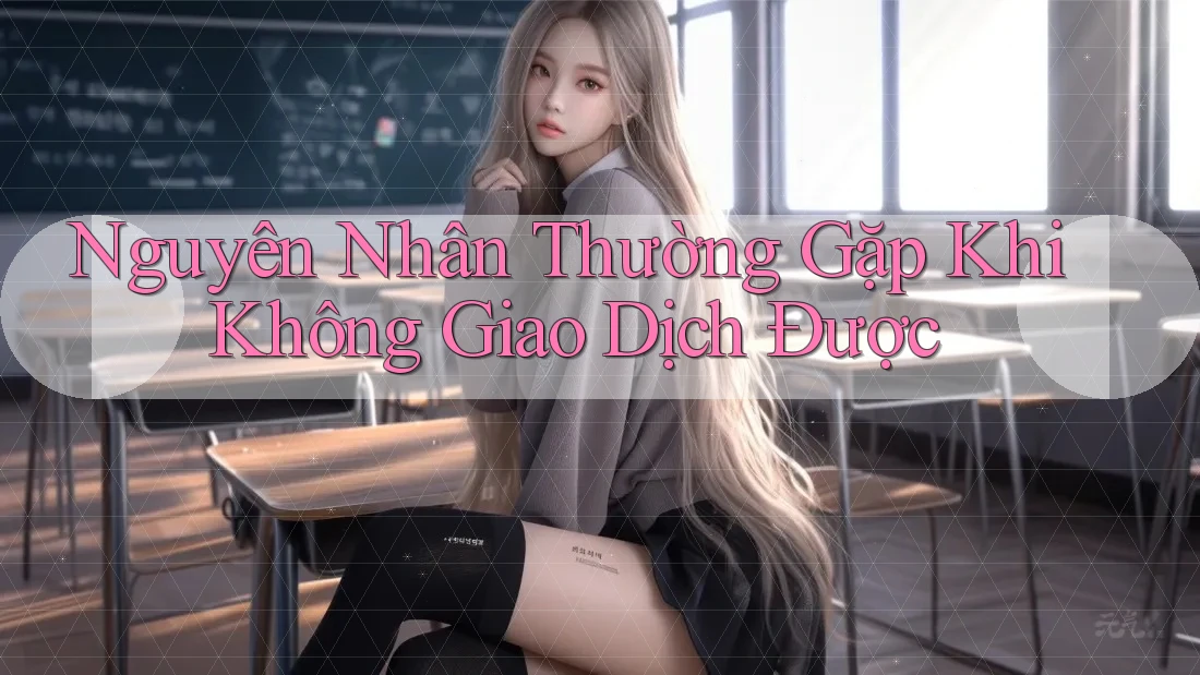 Nguyên Nhân Thường Gặp Khi Không Giao Dịch Được