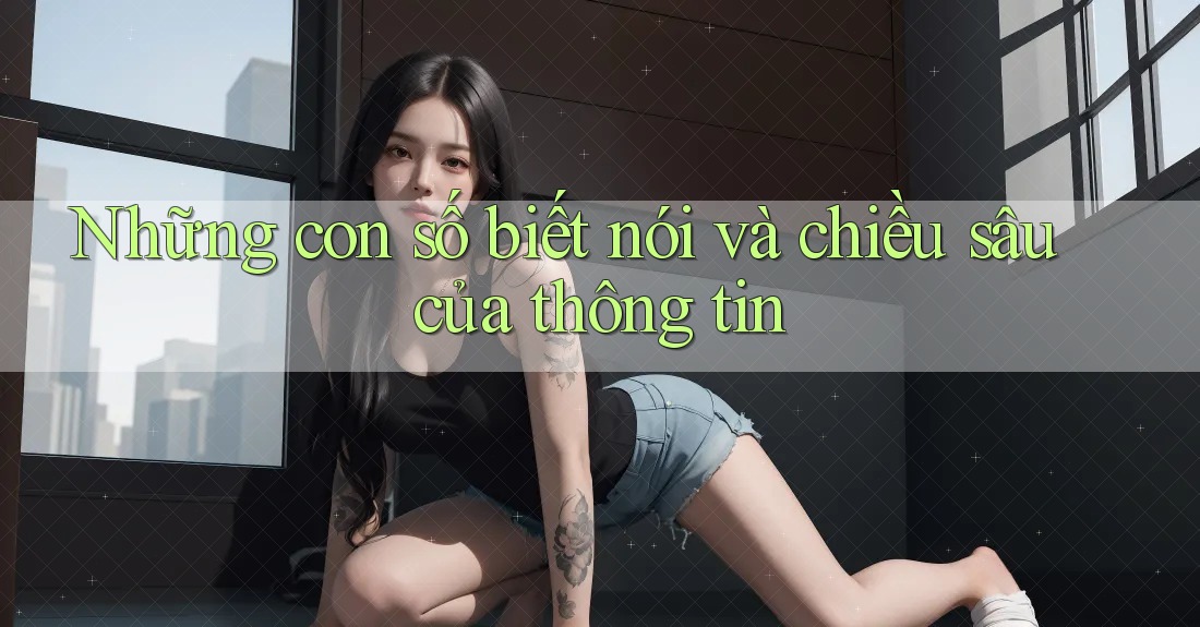 Những con số biết nói và chiều sâu của thông tin Những con số biết nói và chiều sâu của thông tin