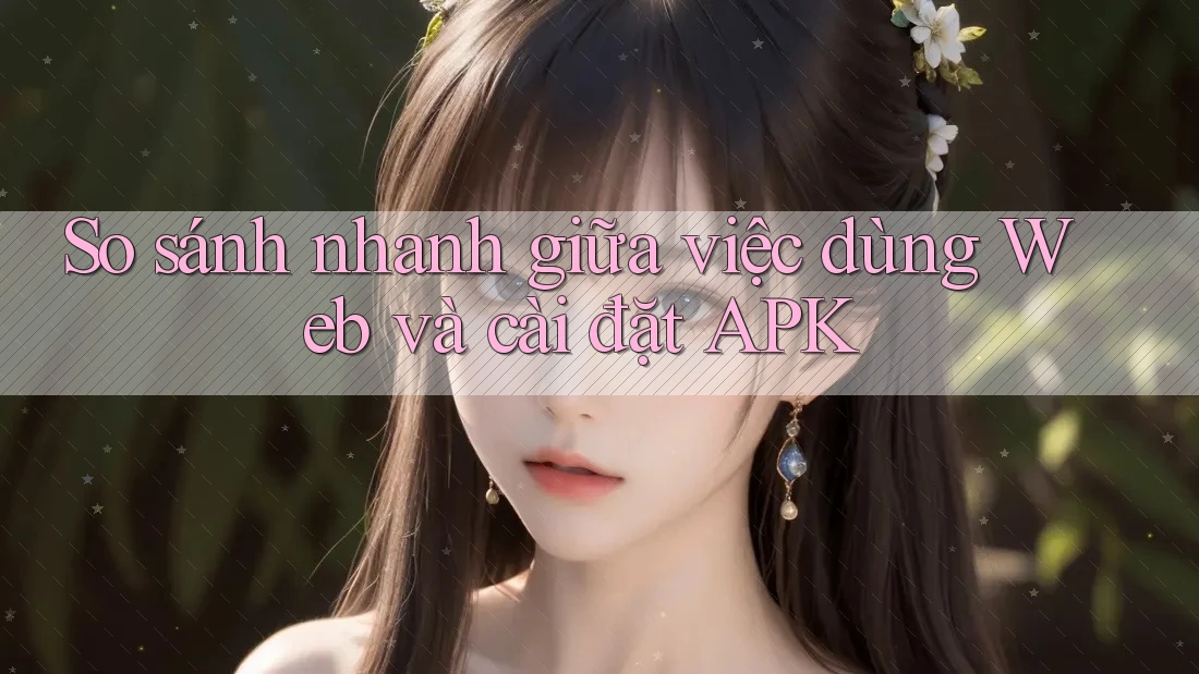 So sánh nhanh giữa việc dùng Web và cài đặt APK So sánh nhanh giữa việc dùng Web và cài đặt APK