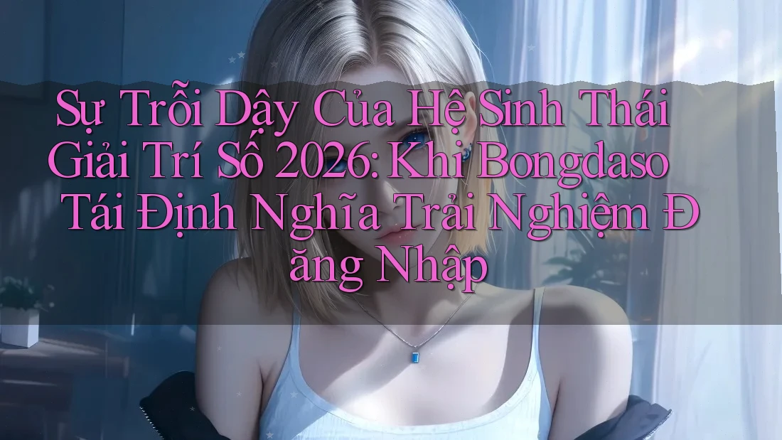 Sự Trỗi Dậy Của Hệ Sinh Thái Giải Trí Số 2026: Khi Bongdaso Tái Định Nghĩa Trải Nghiệm Đăng Nhập