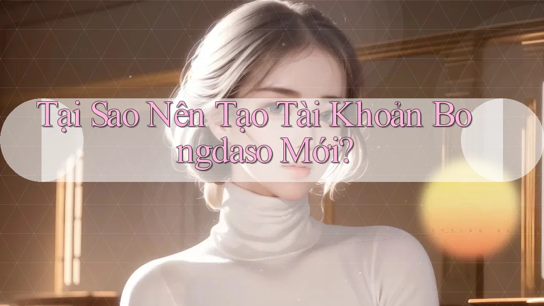 Tại Sao Nên Tạo Tài Khoản Bongdaso Mới? Tại Sao Nên Tạo Tài Khoản Bongdaso Mới?