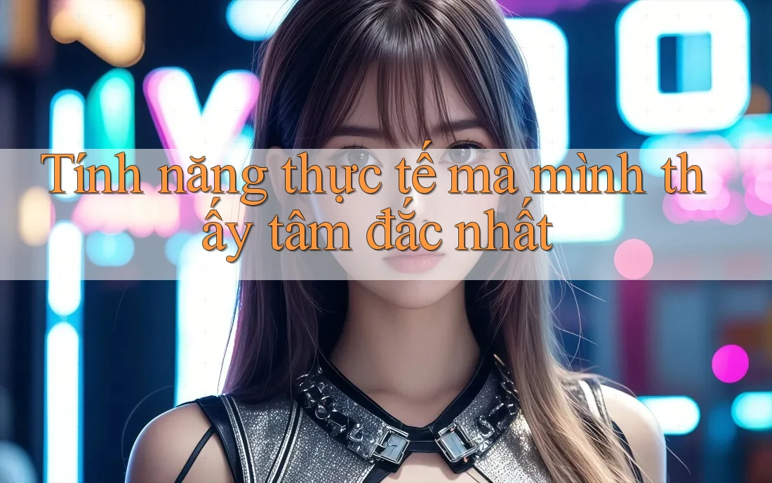 Tính năng thực tế mà mình thấy tâm đắc nhất Tính năng thực tế mà mình thấy tâm đắc nhất